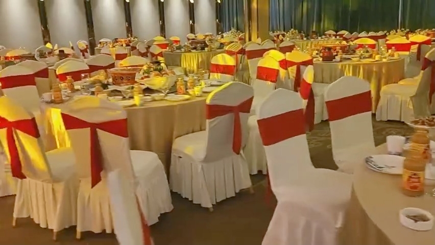 山西近日出現有婚宴大擺10圍，食物都上齊，出現賓客卻寥寥可數的情況。