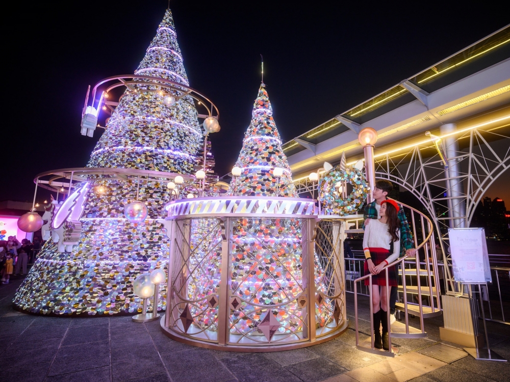 必打卡聖誕樹2022推介：海港城_10米高獨角獸聖誕樹＋40棵閃亮聖誕樹