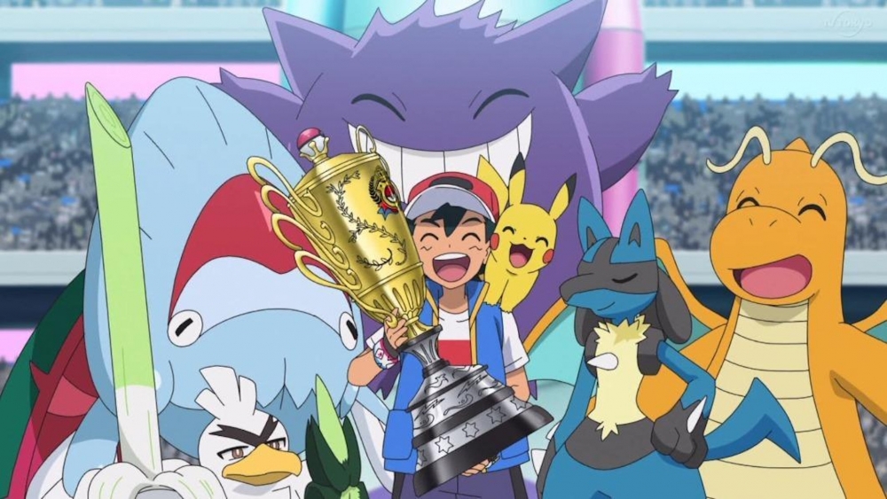歷時25年小智與比卡超終於成功奪下世界冠軍