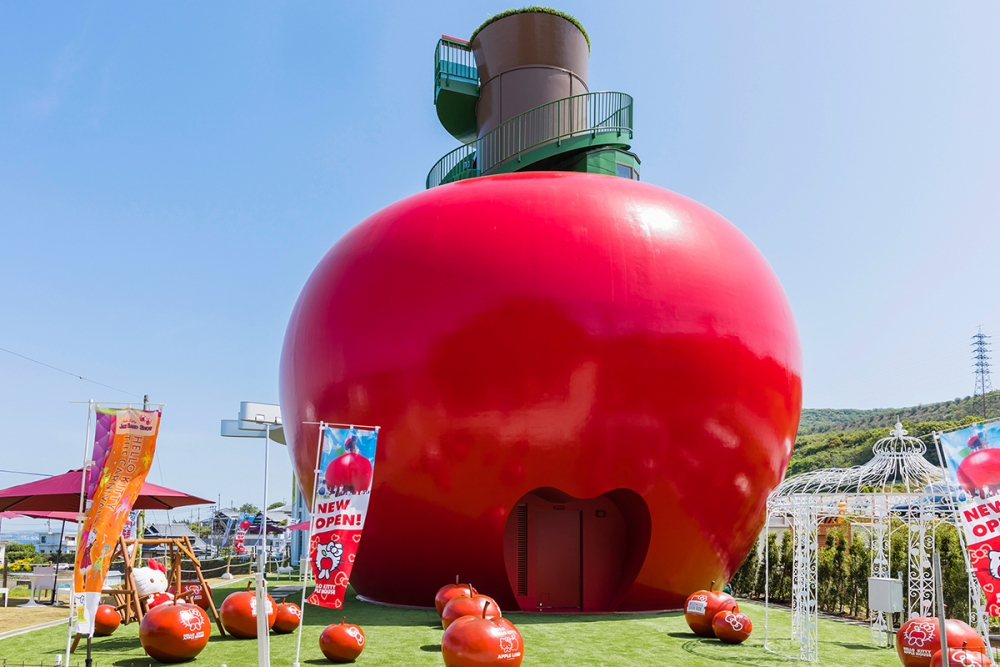 Hello Kitty最愛的蘋果登陸日本兵庫縣淡路島的「HELLO KITTY AWAJI APPLE LAND」！