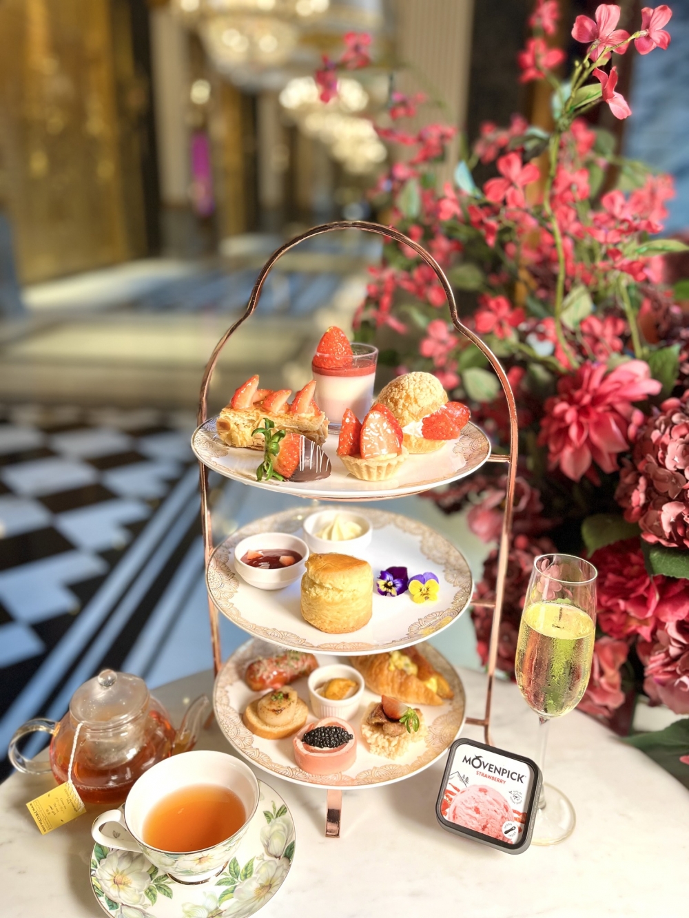 2月下午茶推介2023：夢幻韓國草莓下午茶套餐