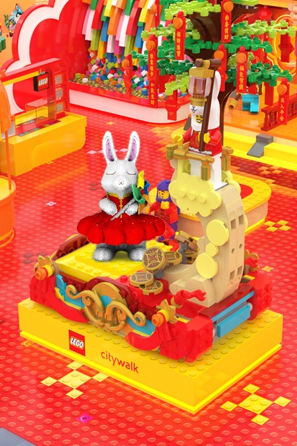 LEGO®福兔行運花車!