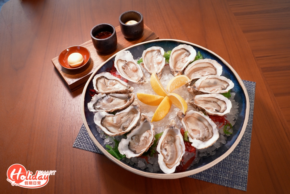 想食得更豐富，可額外單點即叫即開又肥美飽滿的法國生蠔。