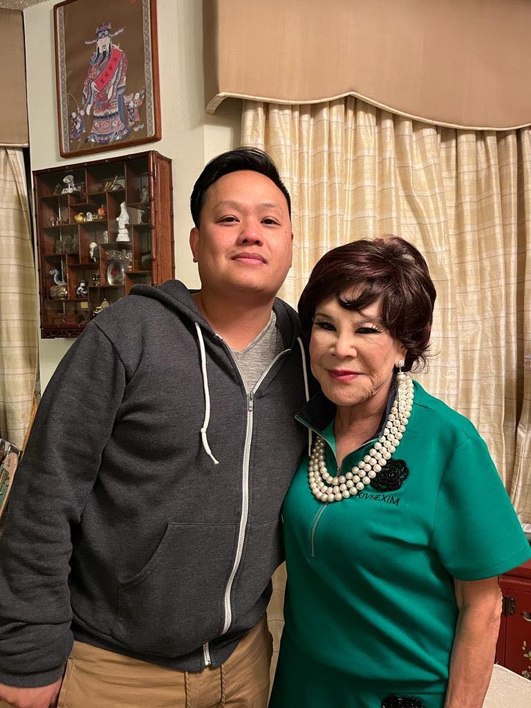 夏蕙姨更影咗一張近照作對比