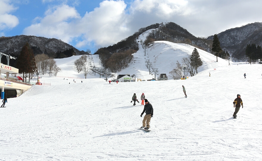 斜度只有13度的「和家樂滑雪場」適合初學者練習。