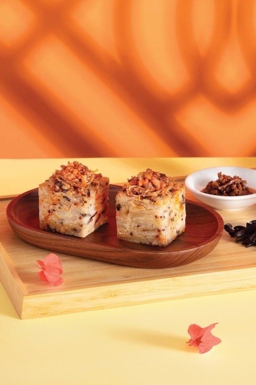 「膳意迎人」新豬肉XO醬紅藜麥蘿蔔糕。