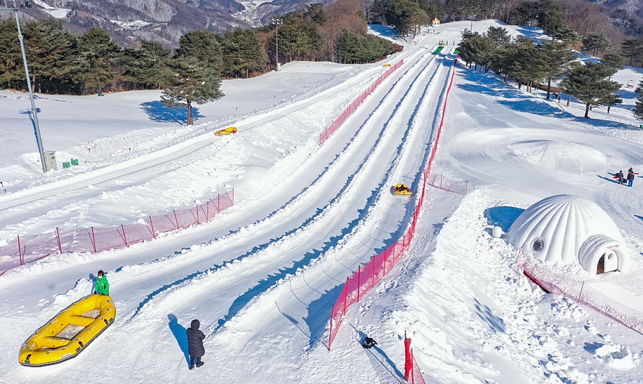 SONO滑雪場共有多達13條初級至高級的雪道!