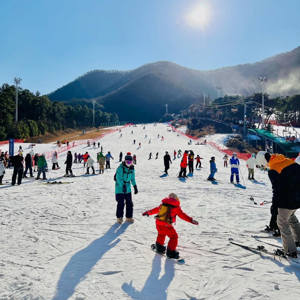 冬天去韓國旅遊當然要體驗一下季節限定的滑雪啦!