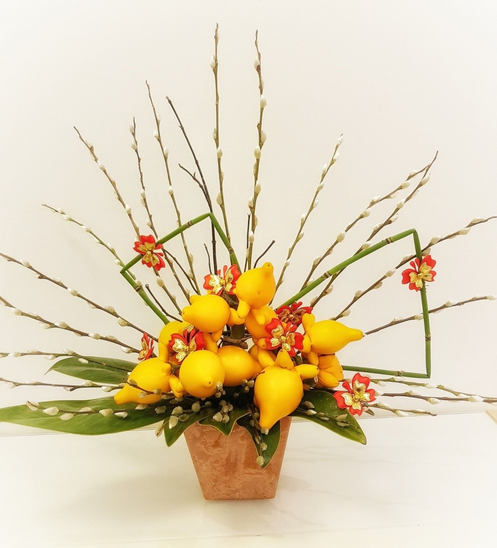 五代同堂象徵富貴發財、金玉滿堂、五代同堂。