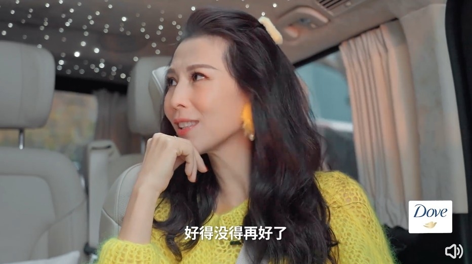 之前蔡少芬上內地訪談節目就表示內地生活方便