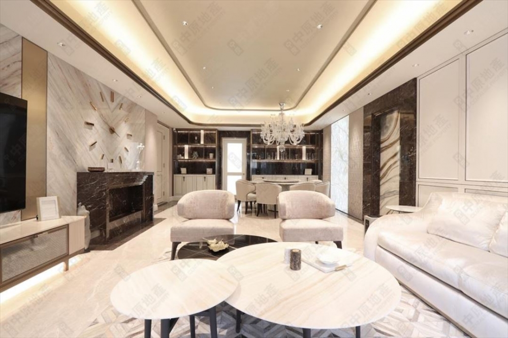 全屋以白色為主裝修。