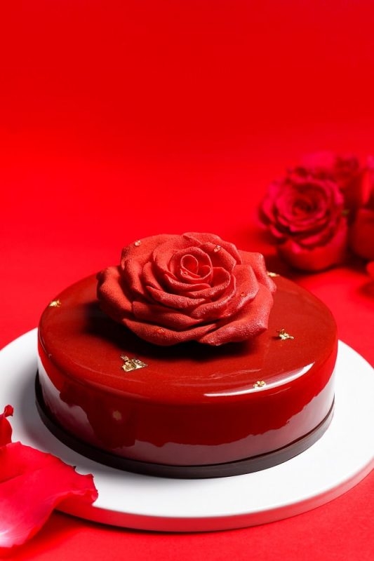 「La Mia Rosa」情人節蛋糕。