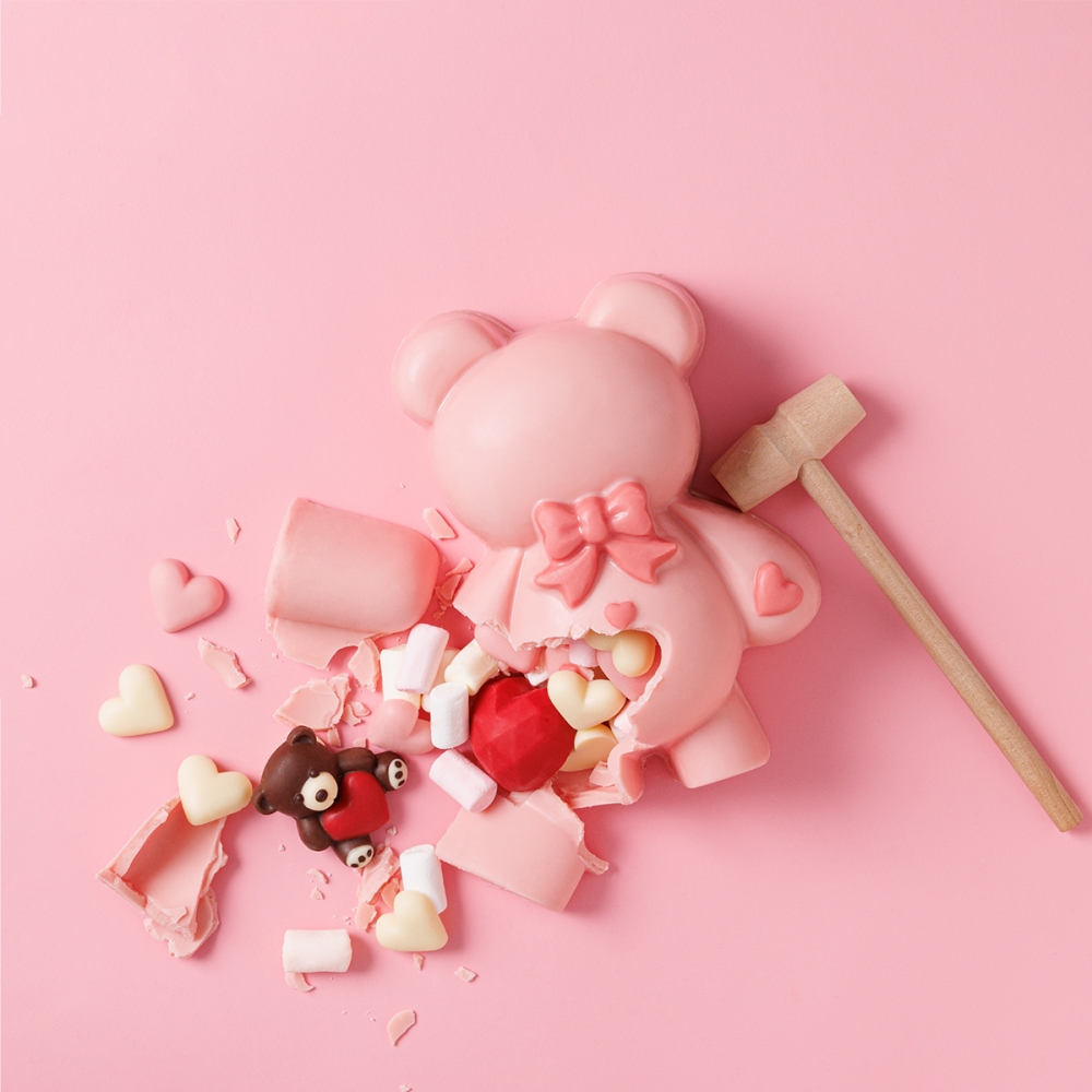 敲開粉紅熊仔，可以見到驚喜啊！