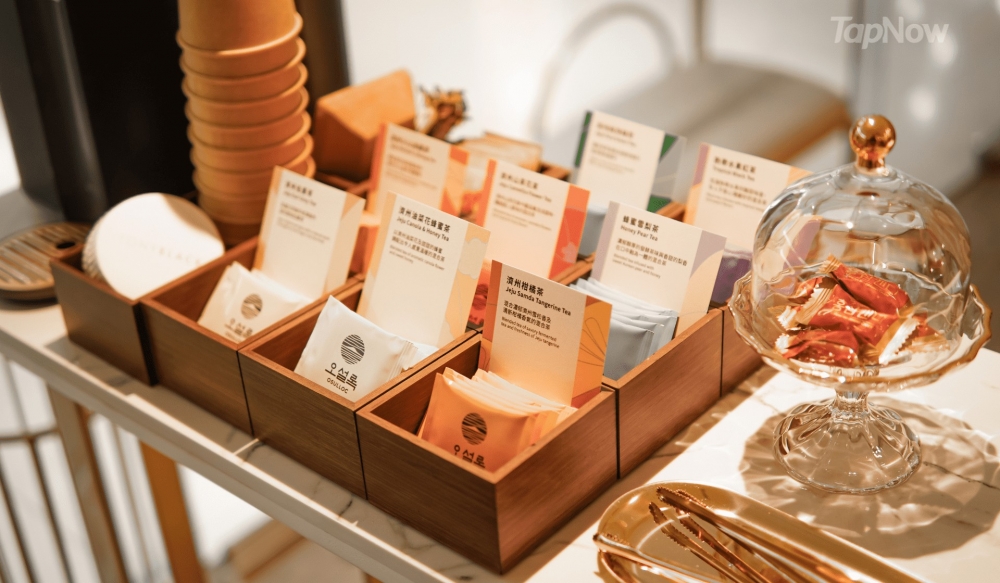 在療程前後仲有提供韓式茶點，十分精緻！