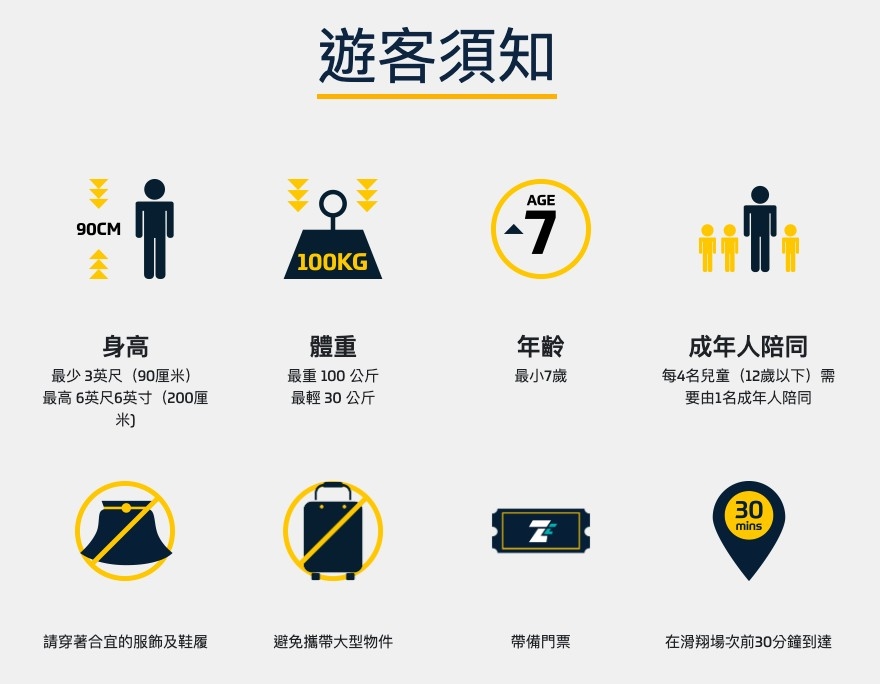 澳門飛索有身高、體重等限制。