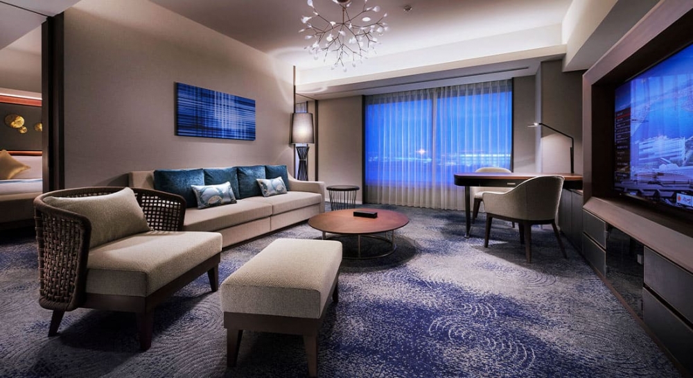 VILLA FONTAINE PREMIER的所有客房都能觀賞到多摩川的河景景色！