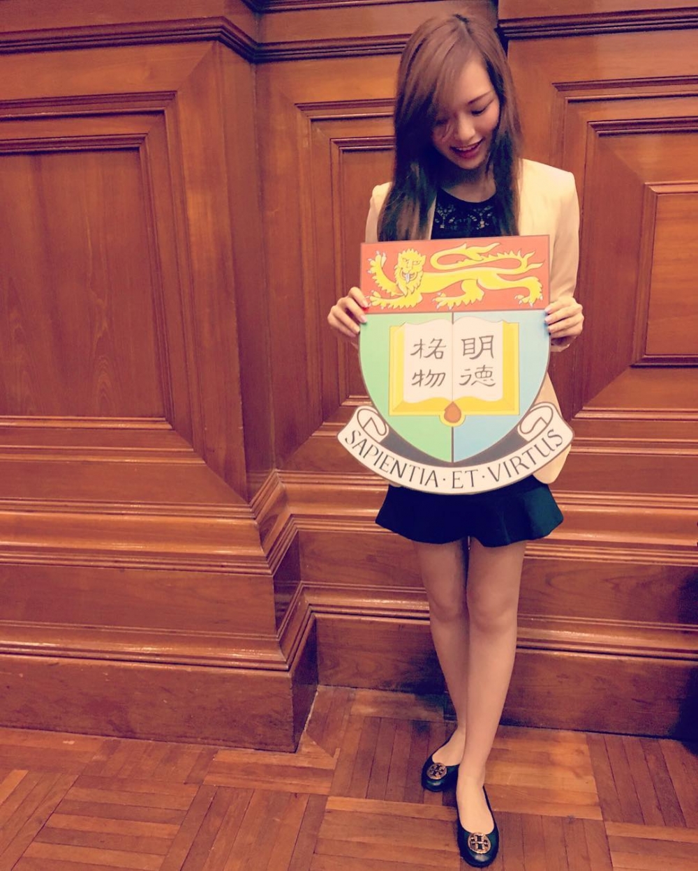 馮盈盈透露自己正於母校香港大學修讀master