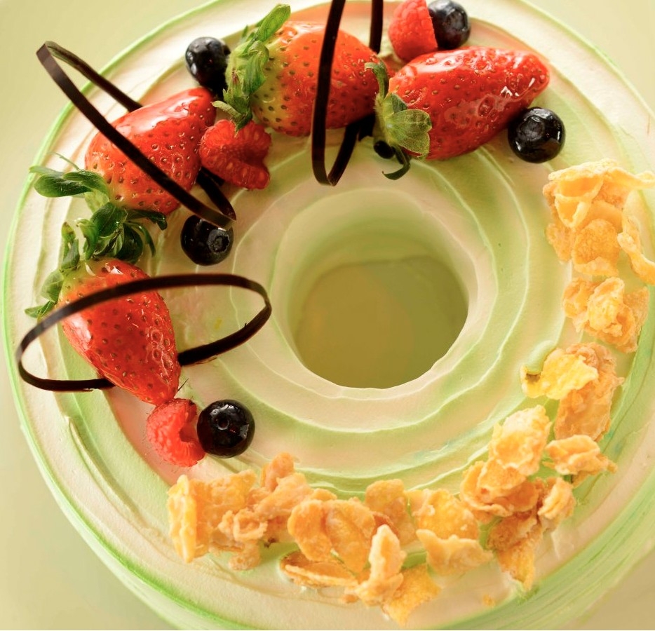 芒果綠茶歌劇院蛋糕！