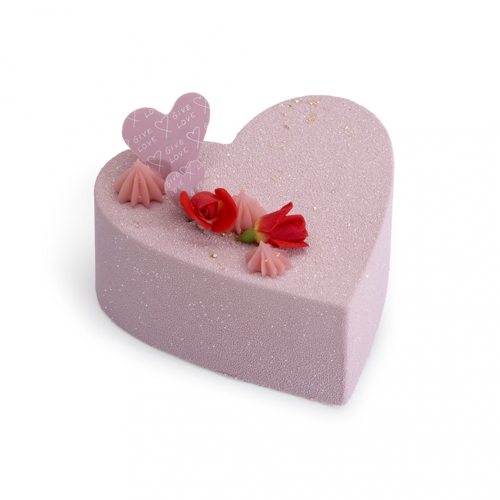 「In My Heart」白桃荔枝玫瑰蛋糕。