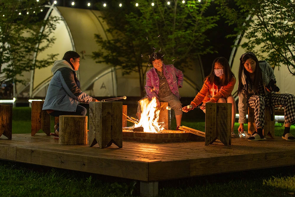 有得燒綿花糖。