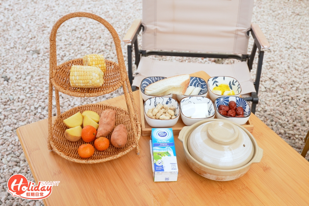 套餐大部分食材都是以輕食為主，想食飽一點的話，「煮茶＋燒烤豐盛套餐」提供零食、主食和肉類，份量也比較多。