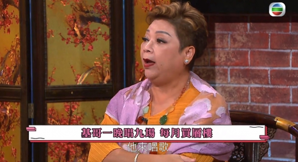 作為70年代當紅歌星,李龍基曾被肥媽大爆係「夜店歌王」,工作一個月已經買到一層樓