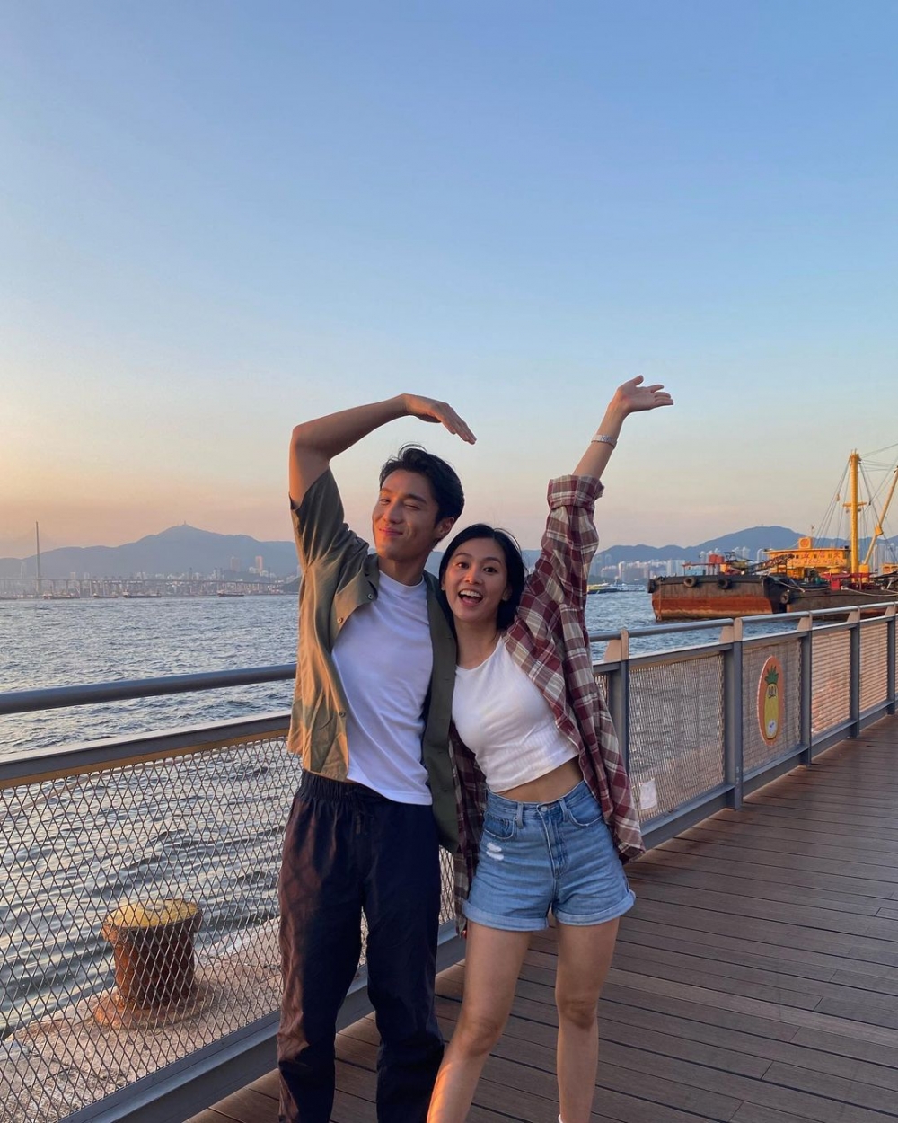 丁子朗同港姐郭柏妍傳出緋聞