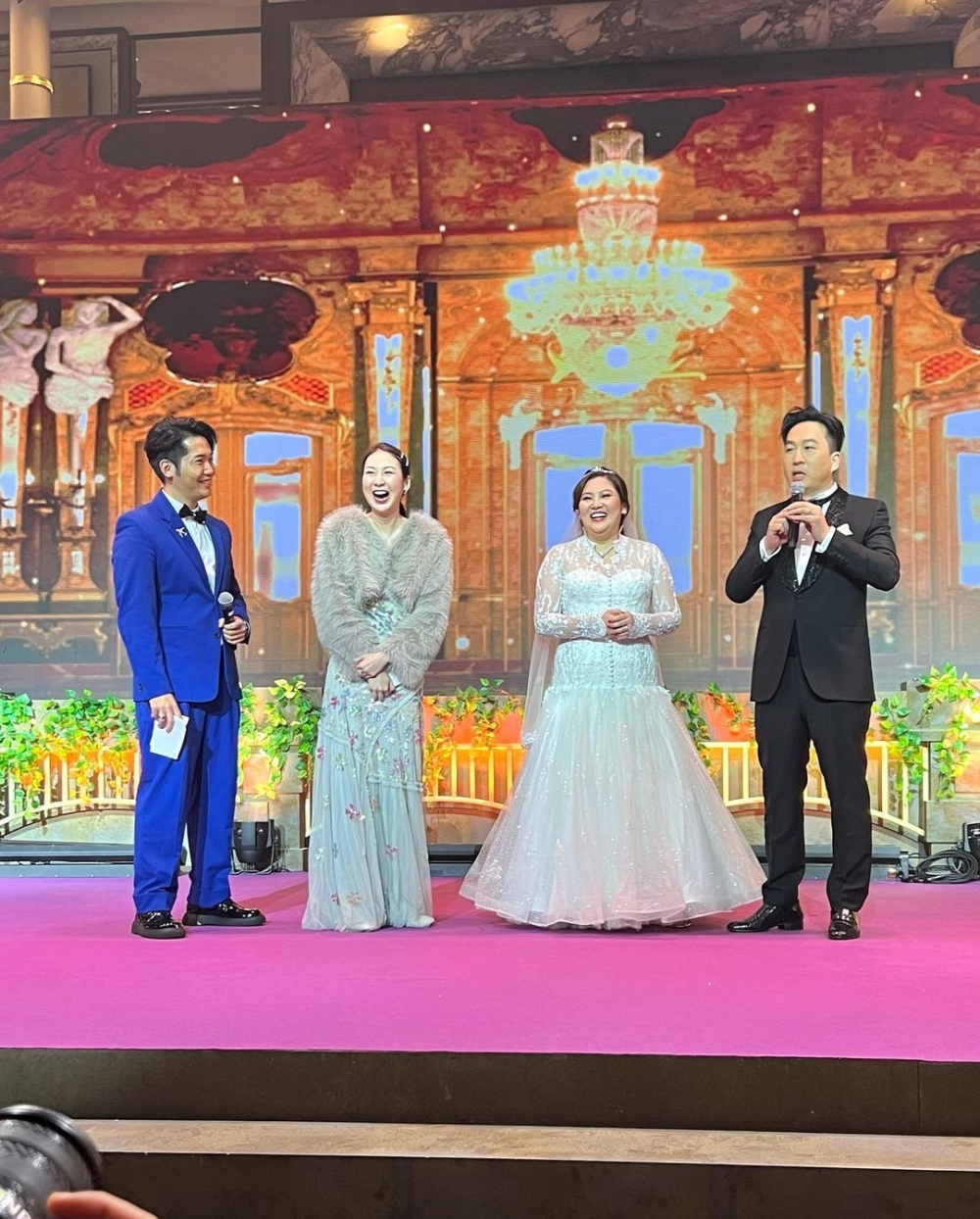 婚禮係人生大事,日前一個「世紀婚禮」就掀起網民熱議,莊鍶敏、黃建東做主持