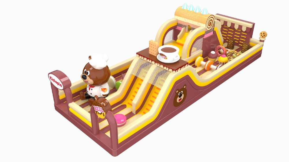 挑戰長達18米的甜點障礙賽的「Bell’s Chocolatier Café 巧克力咖啡廳」。