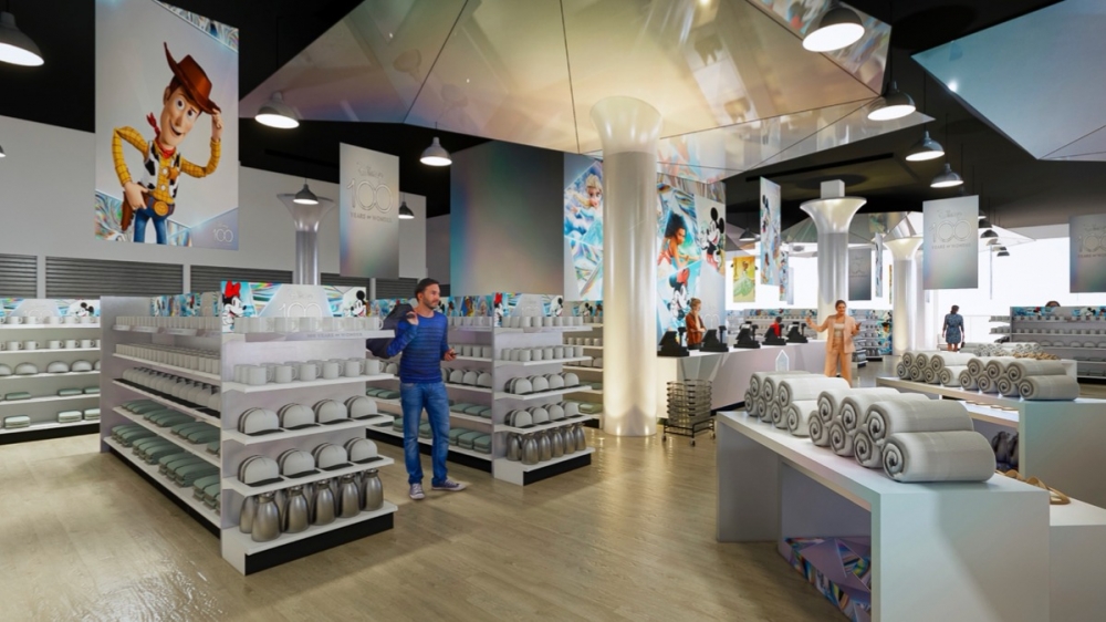 可以買到各式各樣的迪士尼100週年的獨家精品！