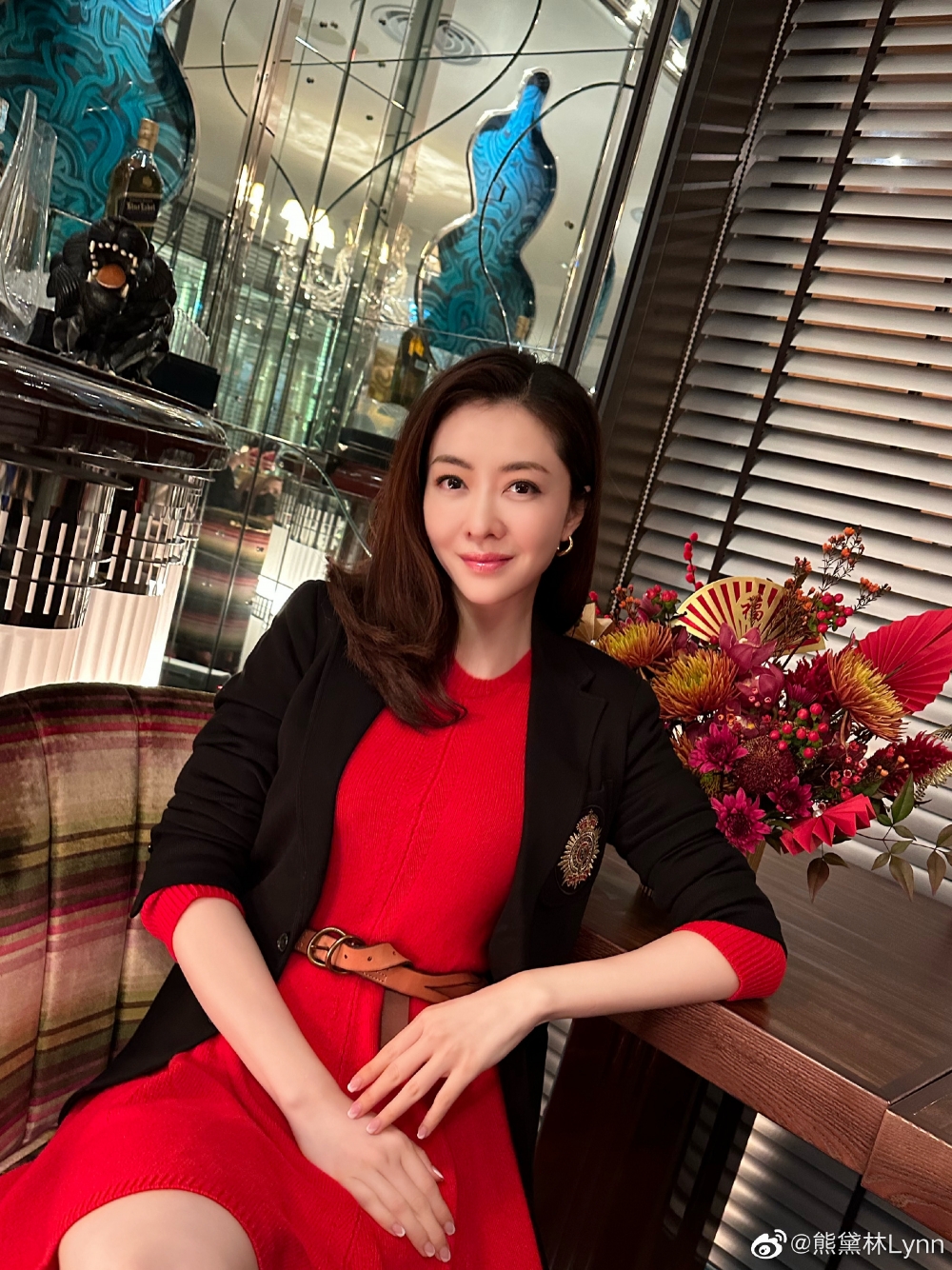 熊黛林回覆留言指：「我不覺得，此刻我只覺得：我！最！美！」