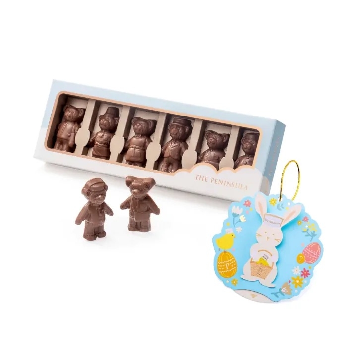 半島小熊朱古力-6粒（(復活節系列）。