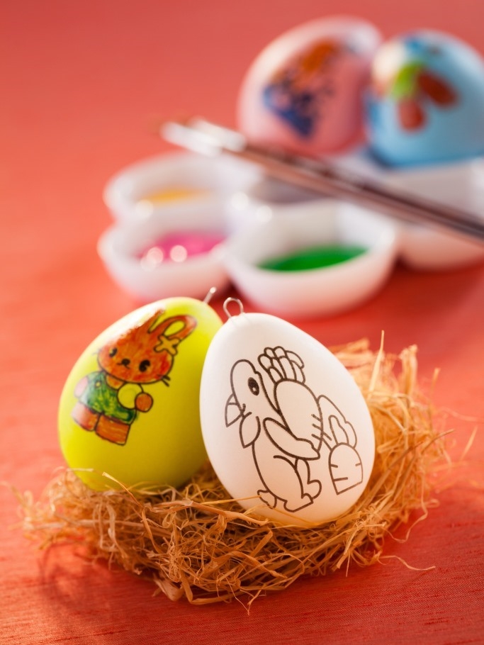 體驗復活蛋彩繪～