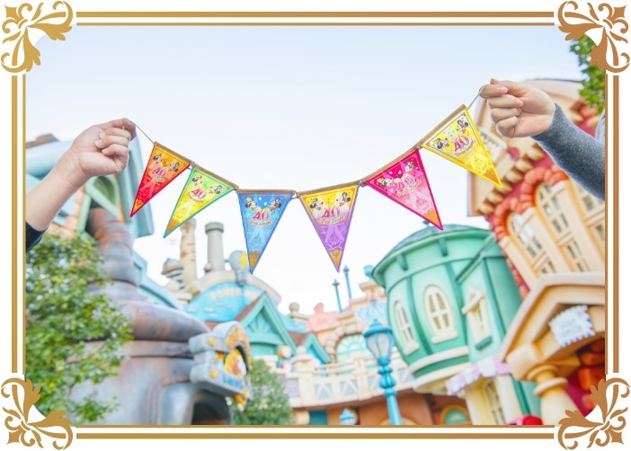 處處可見色彩繽紛的旗幟～