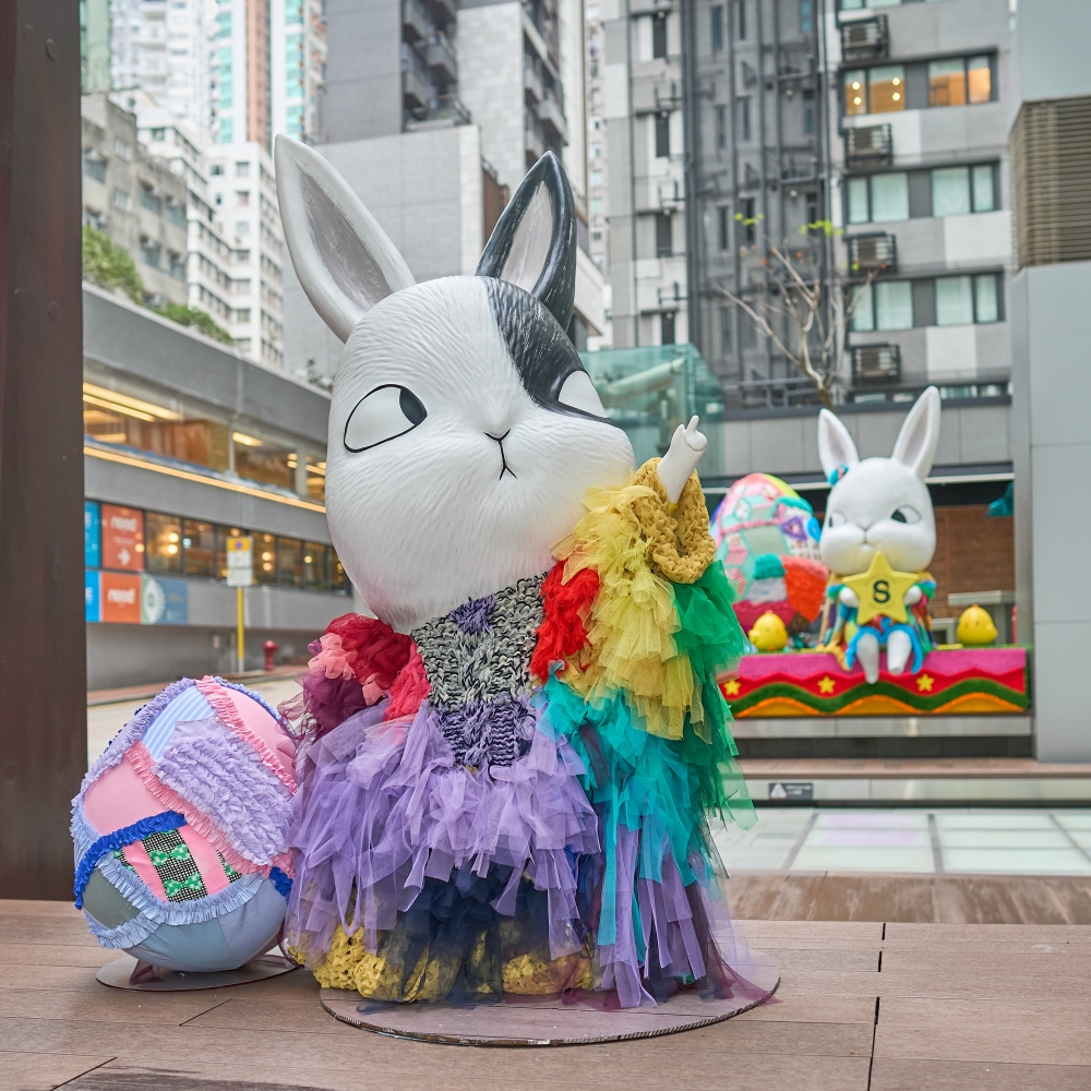 勁時尚的「指天兔」!