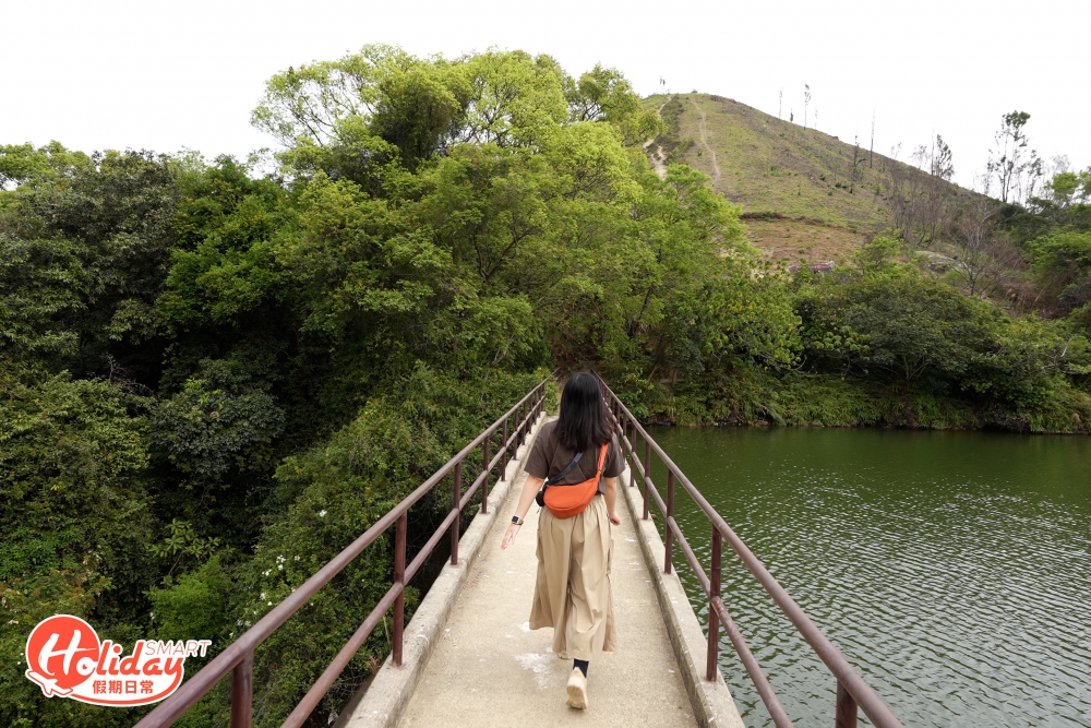 如果想環繞水塘的話,可以沿在塘邊小路欣賞,會發現水塘不同的面貌。