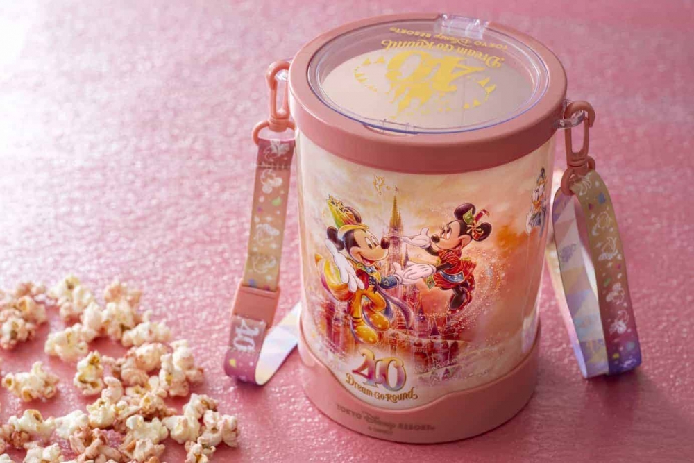 東京迪士尼熱賣爆谷桶特別推出會發光的40週年版本！