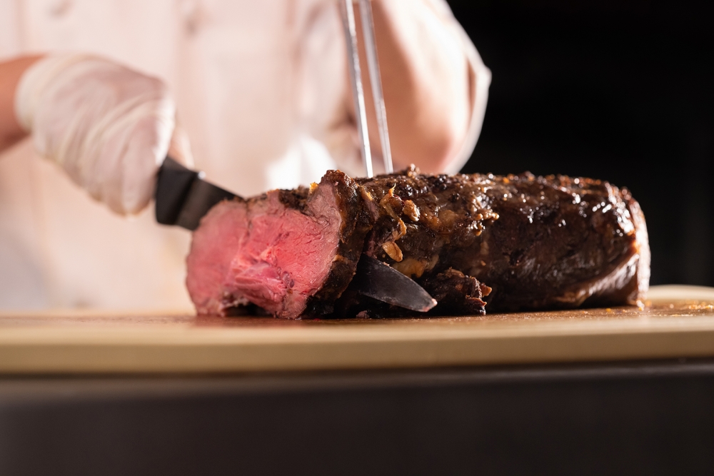 燒紐西蘭草飼肉眼牛扒～