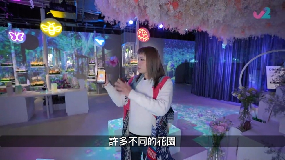 展覽分成個五展區。