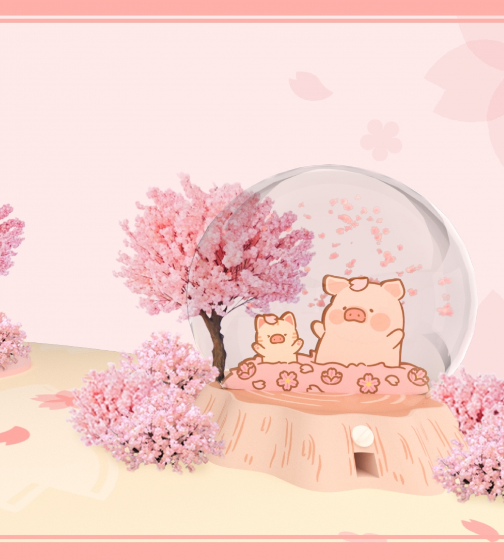 落「櫻」水晶球扭蛋機。