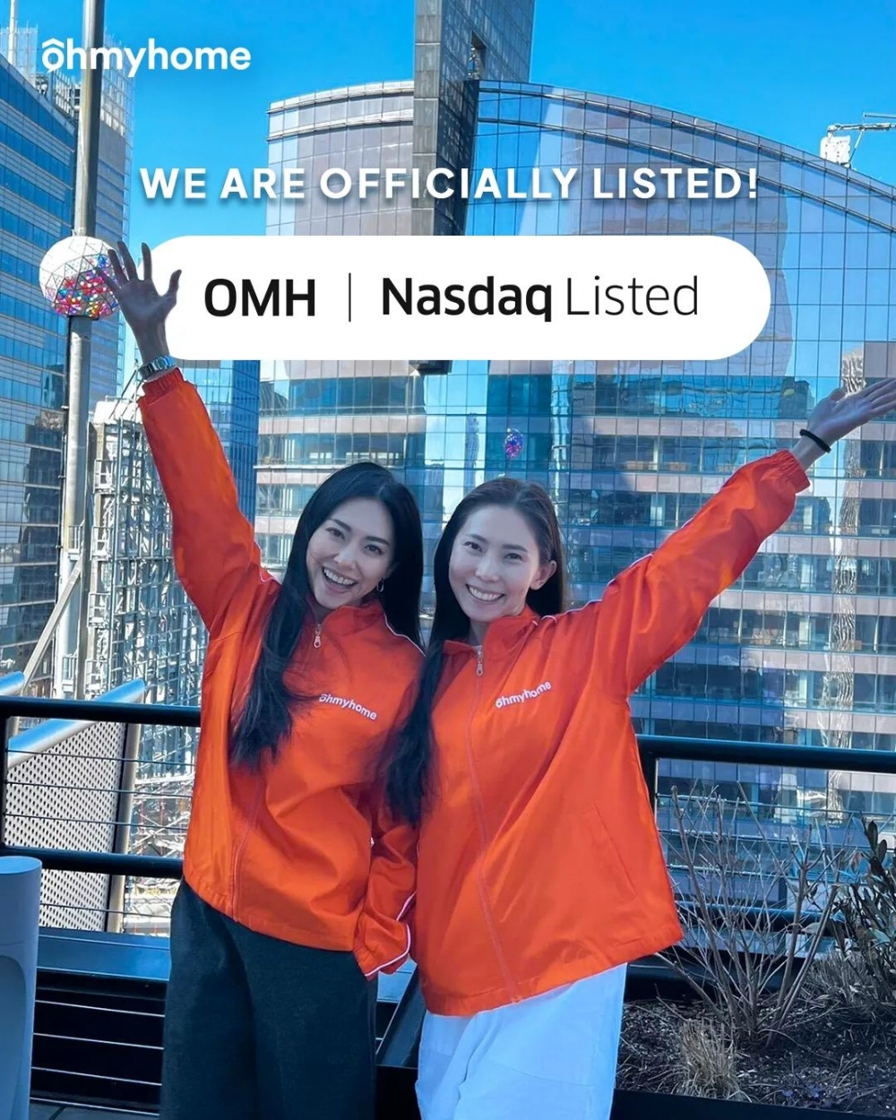 Race（左）聯同細妹Rhonda（右）一同創辦網上地產平台Ohmyhome。