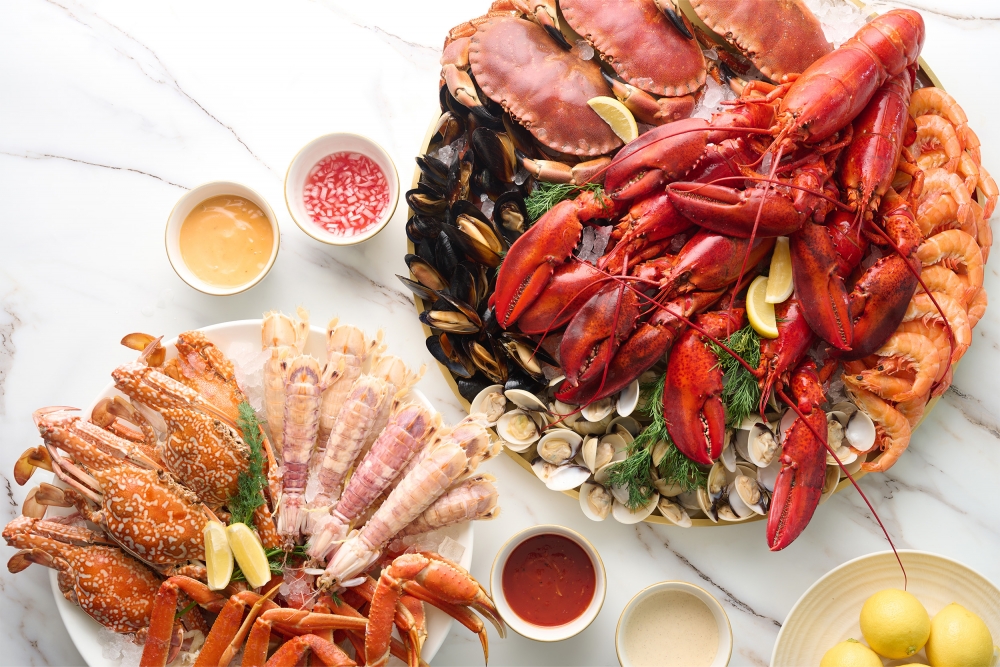 環球海鮮自助晚餐。