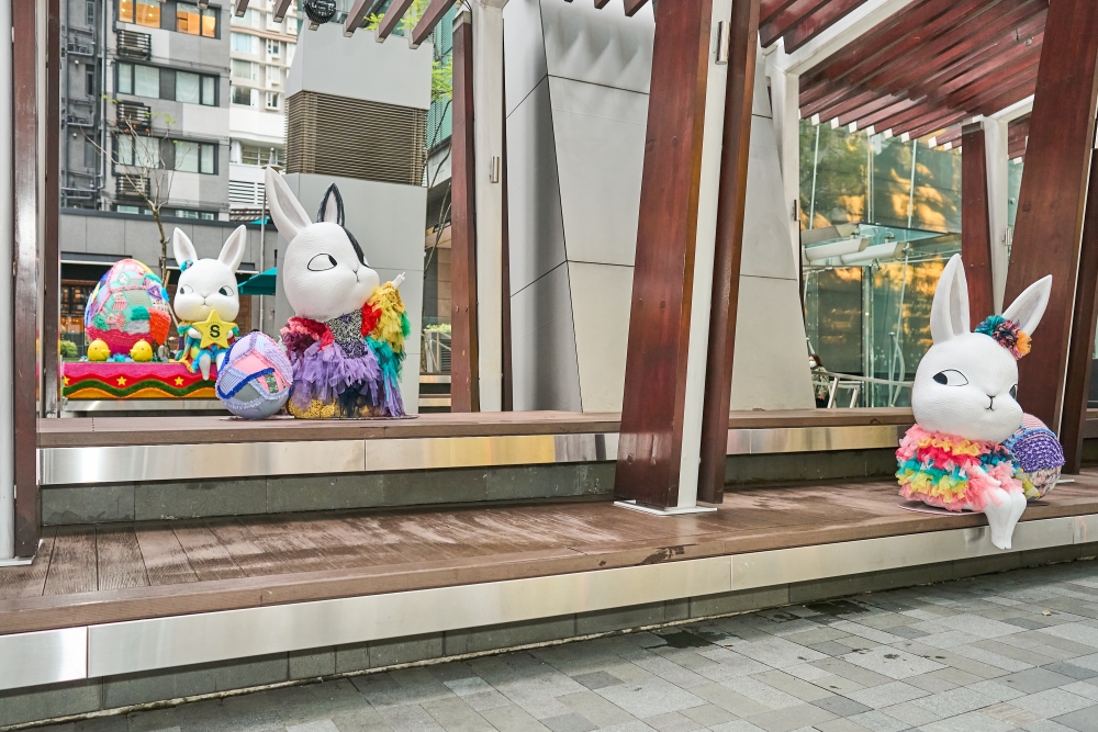 復活節好去處2023:星街小區 x emmaAparty「Refresh.Easter.Bunny裝『新』復活兔」復活節藝術裝置