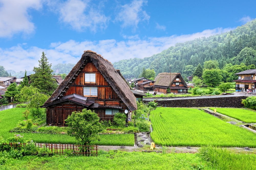 「合掌村」一直與世隔絕
