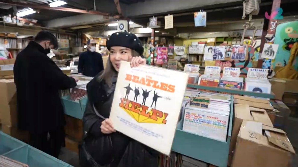 THE BEATLES唱碟售價1800円（約港幣107元）。