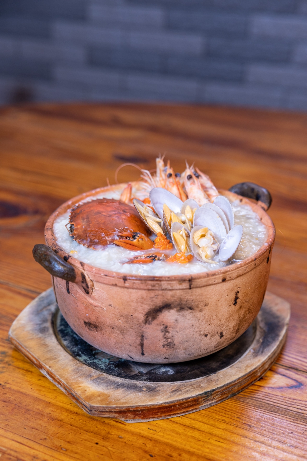 海鮮粥可自由配搭食材~