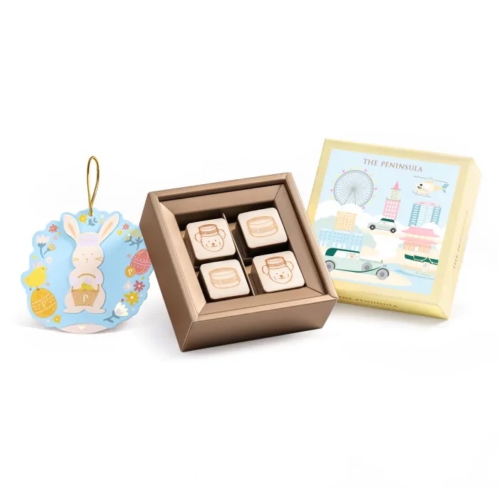 半島小熊雜錦朱古力禮盒-4粒（復活節系列）。