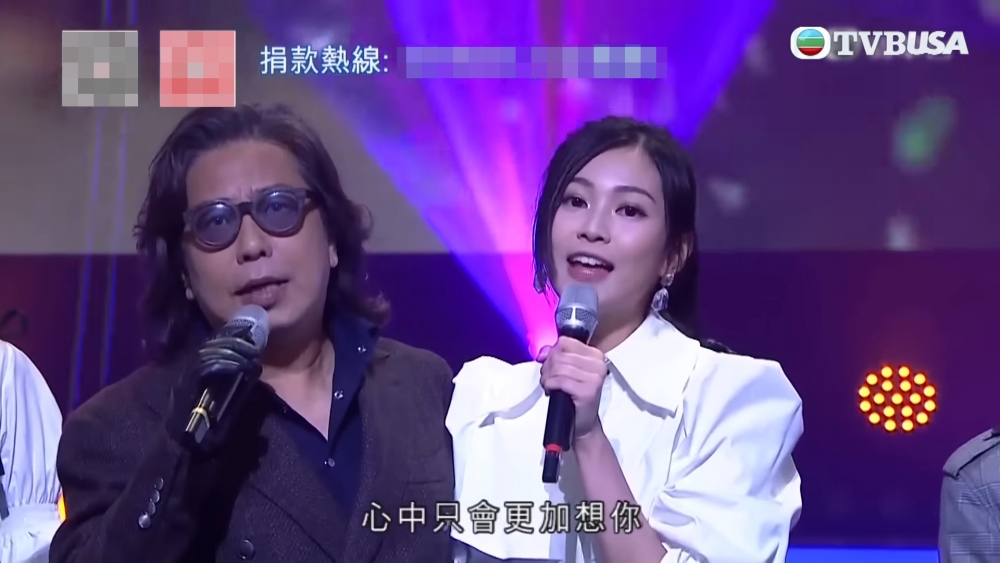 林敏驄、郭柏妍、鄧智堅等人一同合唱主題曲《一家人》。