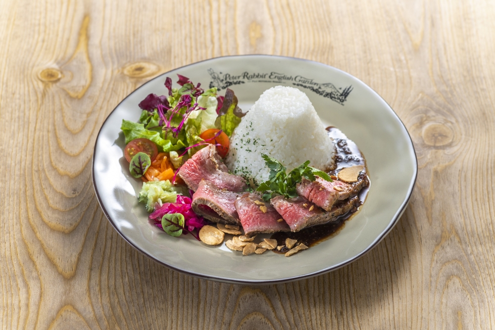 在彼得兔英式花園可品嚐到限定餐點～