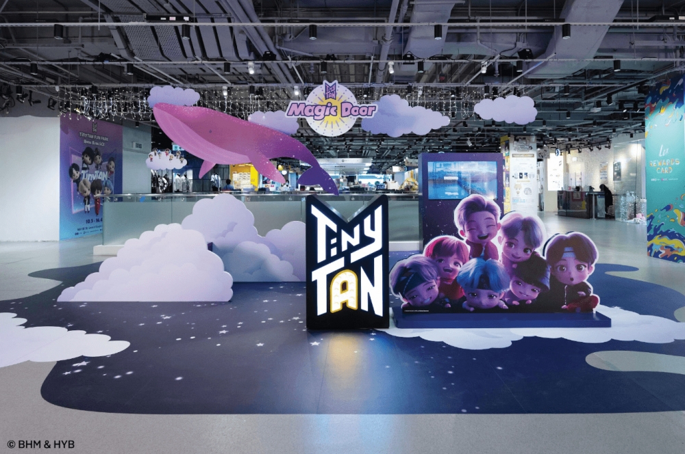 《Dream ON》MV中超夢幻紫色場景以及紫色巨型鯨魚裝置!